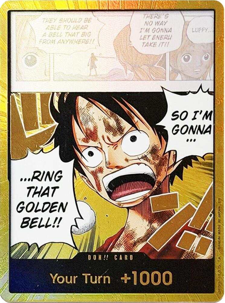DON!! Card (Luffy) (Gold)