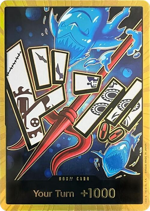 DON!! Card (Hody Jones) (Gold)