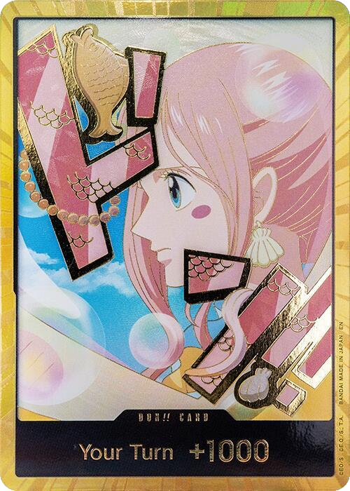 DON!! Card (Shirahoshi) (Gold)